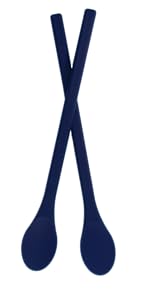 Honey Bear Kitchen 5 ml Teaspoon Measuring Scoop Spoons, Polished Stainless Steel, Set of 2