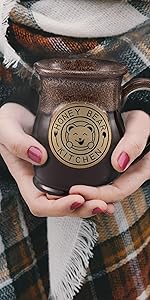 Honey Bear Kitchen 5 ml Teaspoon Measuring Scoop Spoons, Polished Stainless Steel, Set of 2