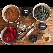 AllSpice Stainless Steel Double Sided Measuring Spoon Set