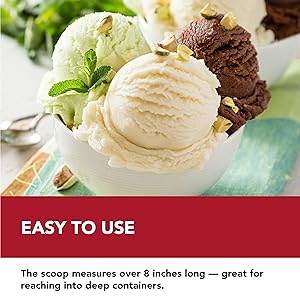 KitchenAid Classic Ice Cream Scoop, 8.6 inches, Pistachio