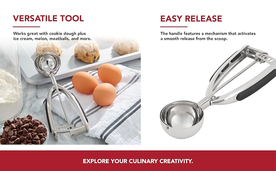 KitchenAid Classic Ice Cream Scoop, 8.6 inches, Pistachio