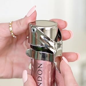 KLOVEO Champagne Stoppers - Patented Seal - Made in Italy - Professional Grade WAF Champagne Bottle Stopper - Prosecco, Cava, and Sparkling Wine Bottle Stopper