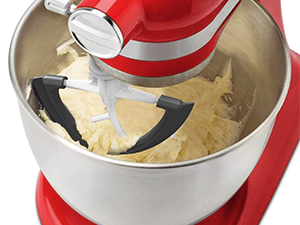 Flex Edge Beater for KitchenAid Mixer, 4.5-5 Quart for KitchenAid Mixer Attachments, Fits Tilt-Head for Kitchen Aid Paddle with Scraper for Kitchen Aid Accessories and Attachments by HOZODO