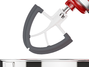 Flex Edge Beater for KitchenAid Mixer, 4.5-5 Quart for KitchenAid Mixer Attachments, Fits Tilt-Head for Kitchen Aid Paddle with Scraper for Kitchen Aid Accessories and Attachments by HOZODO