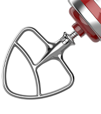 Flex Edge Beater for KitchenAid Mixer, 4.5-5 Quart for KitchenAid Mixer Attachments, Fits Tilt-Head for Kitchen Aid Paddle with Scraper for Kitchen Aid Accessories and Attachments by HOZODO