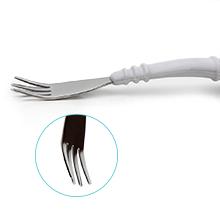 Bumkins Toddler Utensils, Kids Size Fork and Spoon Set, Silicone and Stainless-Steel Training Silverware, Angled Forks / Sporks for Self-Feeding, Children Hold Learning to Eat, 18 Months Up, Lavender