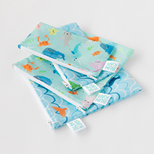 Bumkins Toddler Utensils, Kids Size Fork and Spoon Set, Silicone and Stainless-Steel Training Silverware, Angled Forks / Sporks for Self-Feeding, Children Hold Learning to Eat, 18 Months Up, Lavender