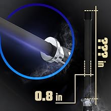 Dalstrong Honing Rod - 10 inch - G10 Handle - Stainless Steel Core - Scratch-Free Ceramic Coating - Kitchen Knife Sharpener Chef Knife Polish - Professional Honing Steel - Sharpening Rod