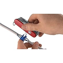 Victorinox Unisex Nail Clipper SS Red Lanyard Hole Blister, Standard