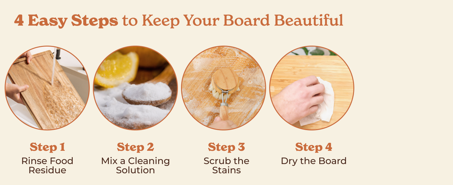 SMIRLY Wooden Cutting Boards For Kitchen Meal Prep & Serving - Bamboo Cutting Board Set with Holder, Charcuterie & Chopping Board, Wood Cutting Board Set, Kitchen Gadgets