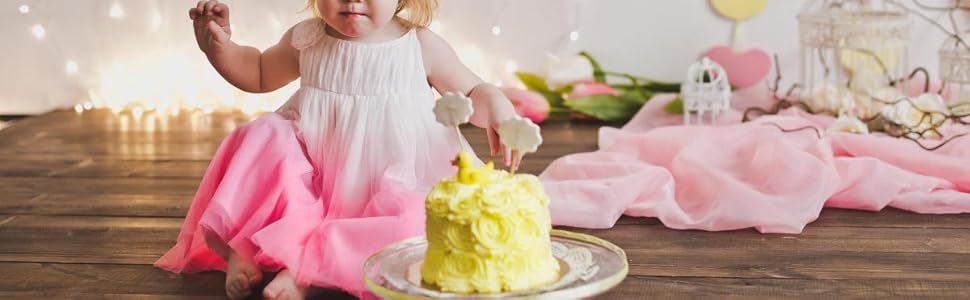 E-far 4 Inch Small Cake Pan Set of 3, Stainless Steel Mini Round Smash Cake Baking Pans, Non-Toxic & Healthy, Mirror Finish & Dishwasher Safe