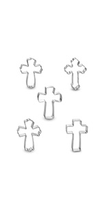 Easter Bunny Cookie Cutter Set -3 Pieces - Stainless Steel Assorted Sizes