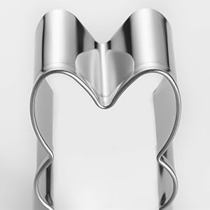 Easter Bunny Cookie Cutter Set -3 Pieces - Stainless Steel Assorted Sizes