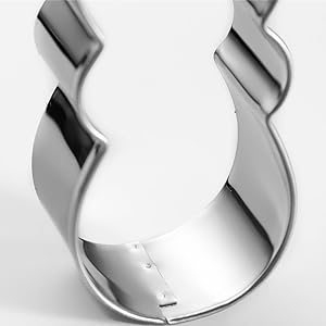 Easter Bunny Cookie Cutter Set -3 Pieces - Stainless Steel Assorted Sizes