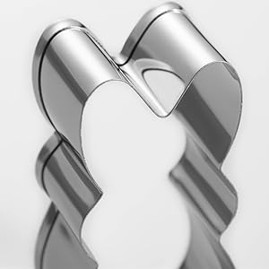 Easter Bunny Cookie Cutter Set -3 Pieces - Stainless Steel Assorted Sizes