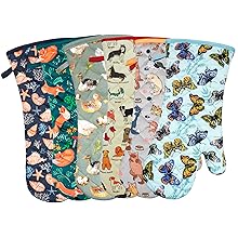 Pot Holders Set of 3 Silicone Printing Non Slip Heat Resistant, Yarm-Dyed Hot Pads Cotton Home Kitchen Cooking Barbecue Microwave Women Men Machine Washable BBQ Grilling. (Gray Potholders)