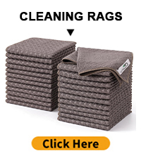 Kitinjoy 100% Cotton Kitchen Dish Cloths (12 X 12 Inches, Dark Grey), 6 Pack Waffle Weave Ultra Soft Absorbent Dish Towels for Drying Dishes Quick Drying Kitchen Towels Dish Rags