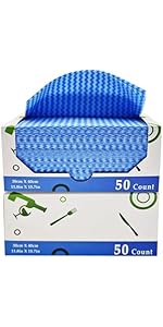 Heavy Duty Wipes Dish Cloths 50Pieces Reusable Wipes Multi-use Cleaning Cloths Towels