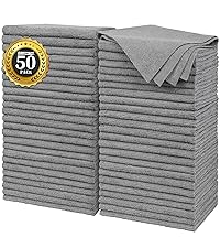 FIXSMITH Microfiber Cleaning Cloth - Pack of 8, Size: 12 x 16 in, Multi-Functional Cleaning Towels, Highly Absorbent Cleaning Rags, Lint-Free, Streak-Free Cleaning Cloths for Car Kitchen Home