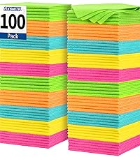 FIXSMITH Microfiber Cleaning Cloth - Pack of 8, Size: 12 x 16 in, Multi-Functional Cleaning Towels, Highly Absorbent Cleaning Rags, Lint-Free, Streak-Free Cleaning Cloths for Car Kitchen Home