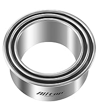 ALLTOP Stainless Steel Bench Scraper and Pastry Blender Cutter Set, Efficient Multipurpose Kitchen Baking Essential Tool with Comfortable Grip Handle-Perfect for Nut, Pie and Dough Processing - Black