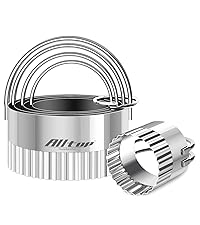 ALLTOP Stainless Steel Bench Scraper and Pastry Blender Cutter Set, Efficient Multipurpose Kitchen Baking Essential Tool with Comfortable Grip Handle-Perfect for Nut, Pie and Dough Processing - Black