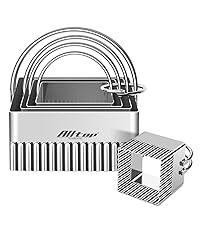ALLTOP Stainless Steel Bench Scraper and Pastry Blender Cutter Set, Efficient Multipurpose Kitchen Baking Essential Tool with Comfortable Grip Handle-Perfect for Nut, Pie and Dough Processing - Black