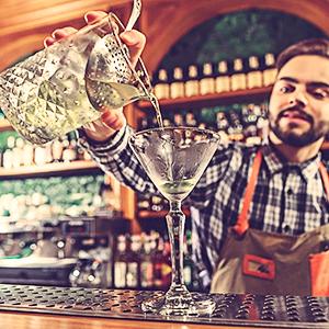 Cocktail Strainer-Stainless Steel Bar Tools Bartender Cocktail Strainer Set:Hawthorne Strainer,Julep Strainer and Conical Fine Mesh Strainer