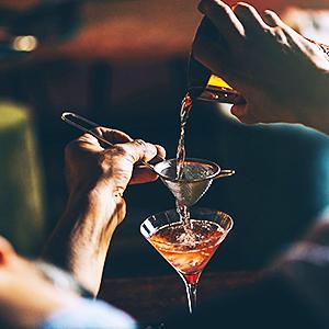 Cocktail Strainer-Stainless Steel Bar Tools Bartender Cocktail Strainer Set:Hawthorne Strainer,Julep Strainer and Conical Fine Mesh Strainer