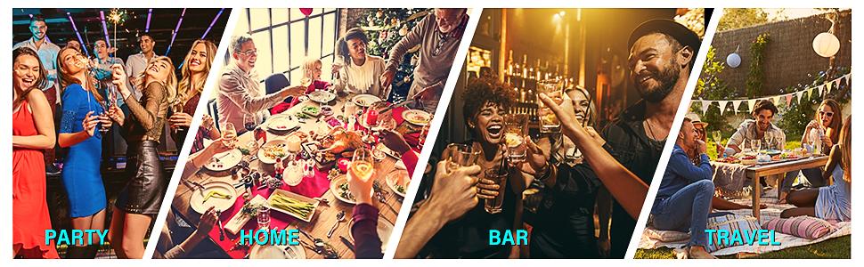 Cocktail Strainer-Stainless Steel Bar Tools Bartender Cocktail Strainer Set:Hawthorne Strainer,Julep Strainer and Conical Fine Mesh Strainer