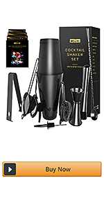 Cocktail Strainer-Stainless Steel Bar Tools Bartender Cocktail Strainer Set:Hawthorne Strainer,Julep Strainer and Conical Fine Mesh Strainer