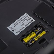 Digital Kitchen Scale with Removable Bowl 2.5L Volume, Electronic Stainless Steel Food Scale for Cooking Baking, Room Temperature, Alarm Timer, 12lb 5.5kg, Batteries Included