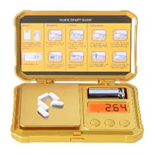 Fuzion Gram Scale 200g/0.01g, Jewelry Scales Digital Weight Grams and Ounces, Digital Pocket Herb Scale with 6 Modes, Tare for Herbs, Jewelry, Small(50g Weight & Battery Included)