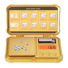 Fuzion Gram Scale 200g/0.01g, Jewelry Scales Digital Weight Grams and Ounces, Digital Pocket Herb Scale with 6 Modes, Tare for Herbs, Jewelry, Small(50g Weight & Battery Included)