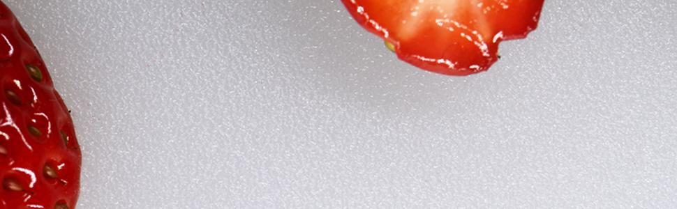 Fotouzy Plastic Utility Cutting Board with Handles, Food Safe PP Material, Dishwasher Safe, Thick Chopping Board, Large Size, Easy Grip Handle, for Kitchen (White)