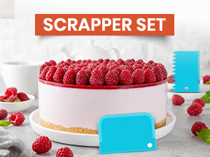 RFAQK 100pcs Cake Pan Sets for Baking + Cake Decorating Supplies: 3 Non-Stick Springform Pans Set (4, 7, 9 inches), Icing Tips, Cake Leveler – Multi-functional Leak-Proof CheeseCake Pan & eBook