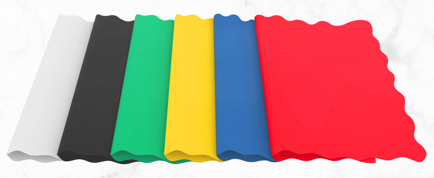 Disposable Paper Placemats – Premium, 50 Pack of White Scalloped Edge Placemats, Perfect Size 10x 14