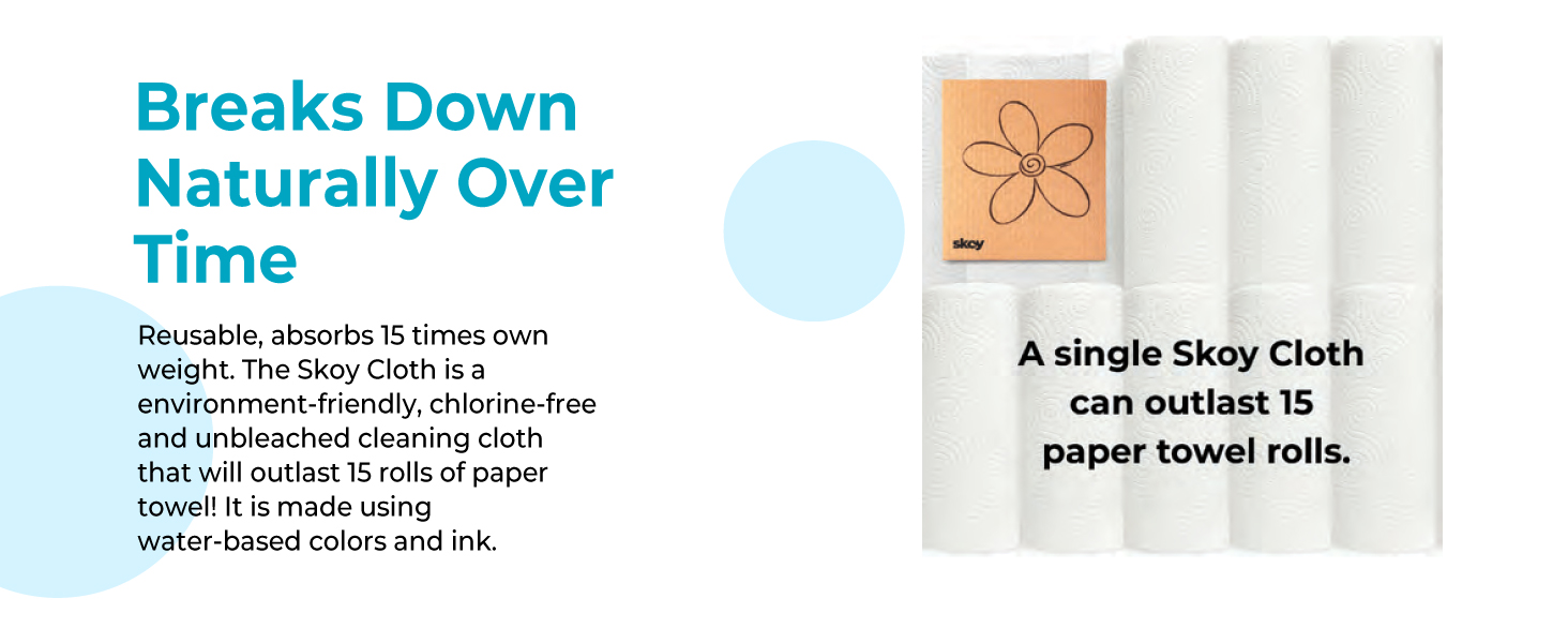 Skoy Cloth, 8-Pack Versatile Swedish Dishcloths for Kitchen and Household Use, Reusable Cleaning Cloths, Planet-Friendly, Dishwasher and Dryer-Safe, Assorted Colors