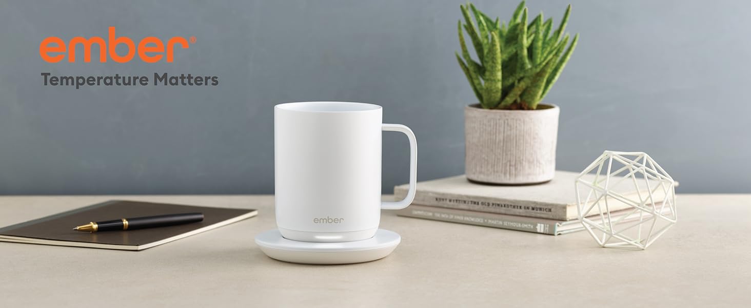 Ember Charging Coaster 2, Wireless Charging for Use with Ember Temperature Control Smart Mug, White