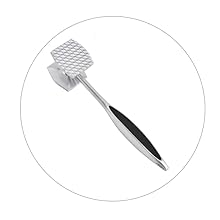 Meat Tenderizer Meat Hammer Mallet Tool Pounder For Tenderizing Steak Beef And Poultry. With Rubber Comfort Grip Handle.Dishwasher Easy