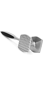 Meat Tenderizer Meat Hammer Mallet Tool Pounder For Tenderizing Steak Beef And Poultry. With Rubber Comfort Grip Handle.Dishwasher Easy