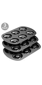 Tiawudi 2 Pack Nonstick Perforated Baguette Pan 15