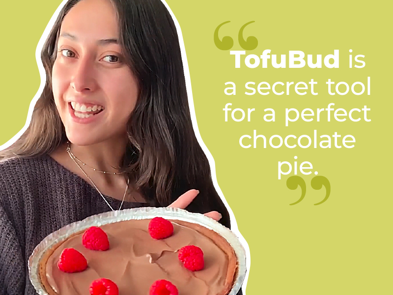 TofuBud Tofu Press - Presser for Firm or Extra Firm Tofu - Dishwasher Safe with Water Drainer - Made from Durable Sustainable Materials - Perfect for Vegan Cooking - Healthy Recipes Cookbook Included