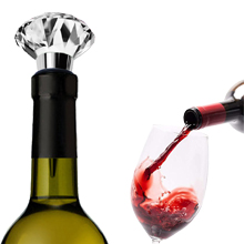 JETKONG 3 Pcs Wine Stoppers Crystal Wine and Beverage Bottle Stopper Diamond Decorative Wine Bottle Stopper (Crystal)