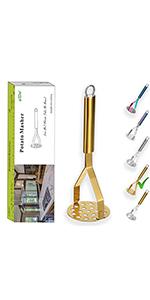 Berglander Gold Whisk Pack of 3 Stainless Steel 8