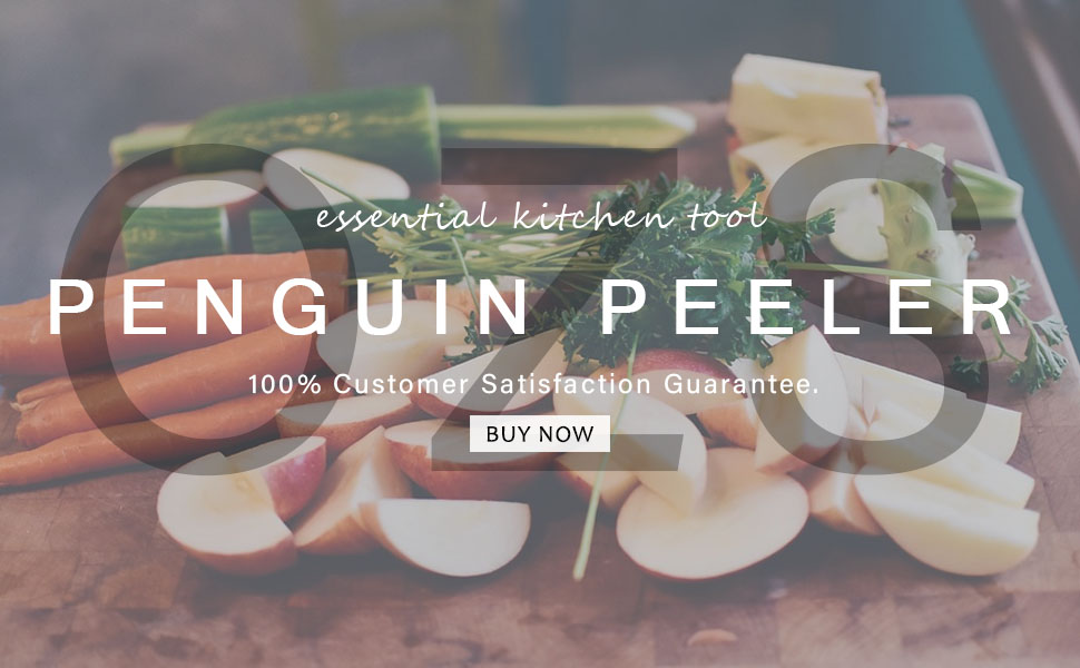 Potato Carrot Peeler Foldable Penguin Shaped Fruit Vegetable Peelers for Kitchen