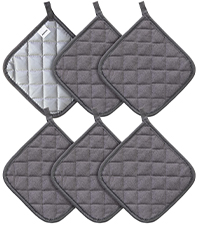 Pot Holders Clearance for Kitchen Heat Resistant Potholder, Hot Pads, Trivet for Cooking and Baking (5, Dark Blue)