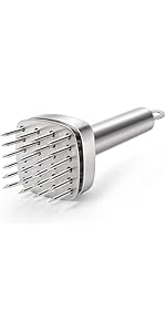 Aliglow Meat Tenderizer Hammer Tool Pounder For Tenderizing Steak Beef Poultry, Heavy Duty Dual-Sided Mallet with Soft Grip Handle - Multifunctional Kitchen Beater for Chicken,Fish, Baking