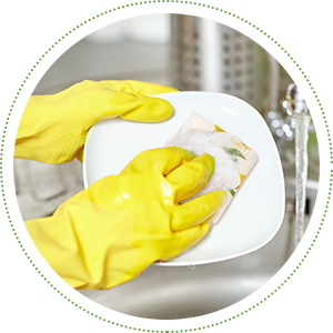 Boao Set of 6 Lemon Kitchen Dishcloths Cleaning Cloths Absorbent Cloth No Odor Reusable Dish Towel for Kitchen, Hand, Counter Wipes Practical Gifts