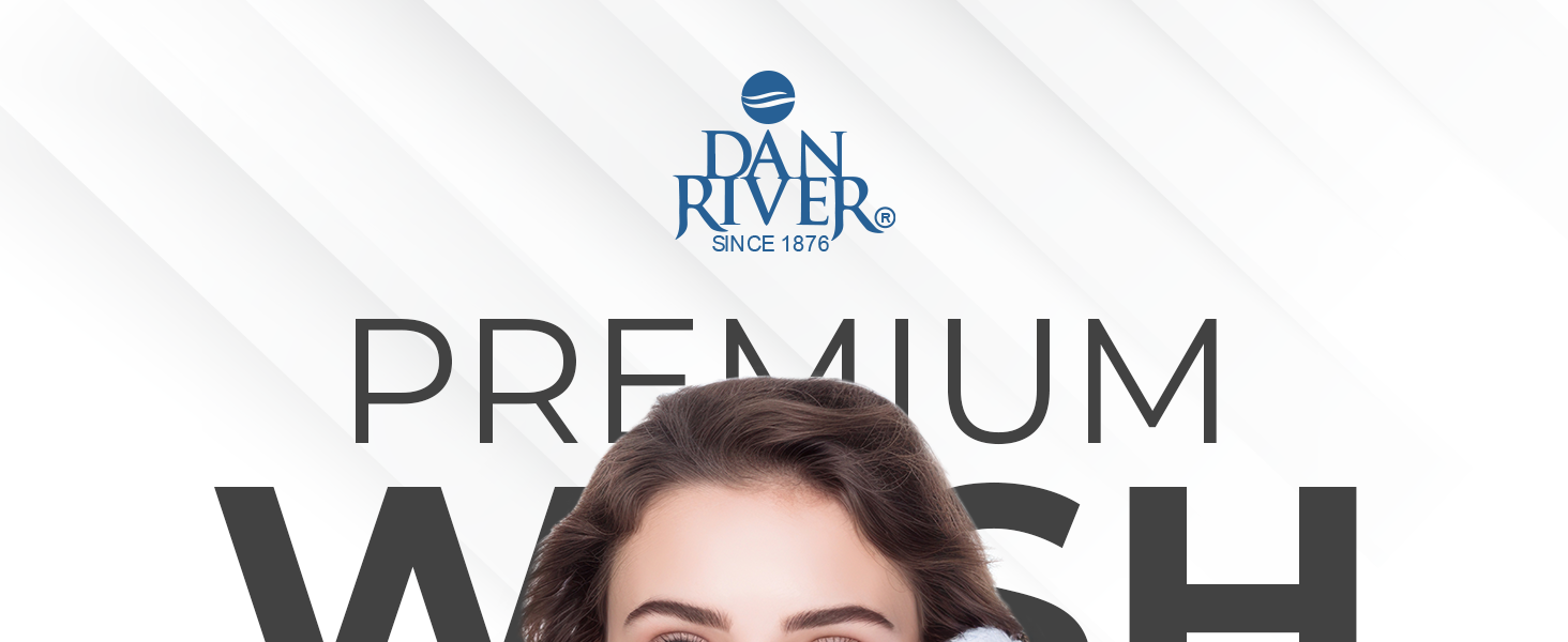 DAN RIVER 24 Pack Wash Cloths for Showering [12x12] - 100% Cotton Washcloths Premium Quality Flannel Face Cloths for Bathroom, Highly Absorbent and Soft Feel Wash Clothes, White